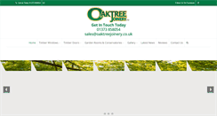 Desktop Screenshot of oaktreejoinery.co.uk